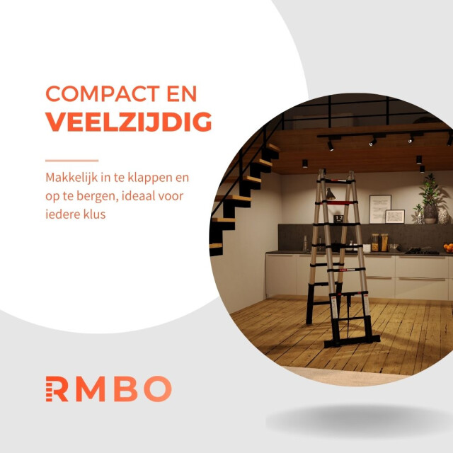 RMBO ® telescopische vouwladder 440 cm 3188054 large