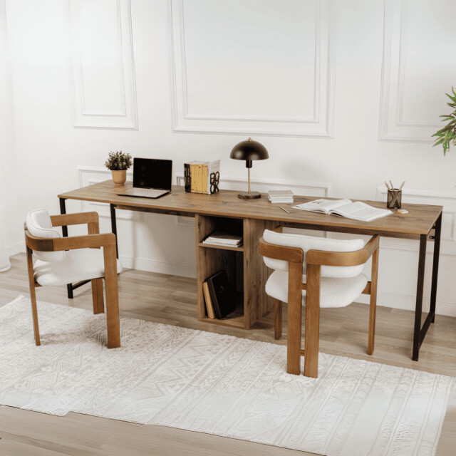 CaliCosy Dubbel bureau l240 cm twin 3066344 large