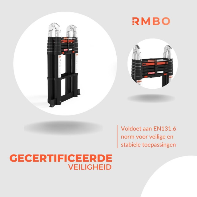 RMBO ® telescopische vouwladder 440 cm 3188054 large