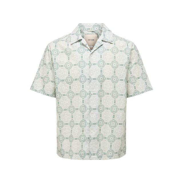 Only & Sons Onscaiden reg fit aop shirt 22032833 large