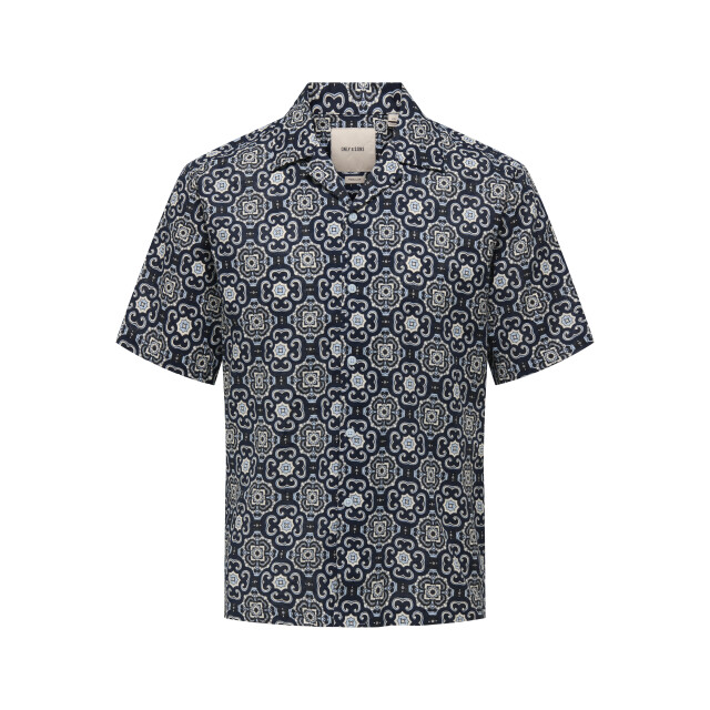 Only & Sons Onscaiden reg fit aop shirt 22032833 large