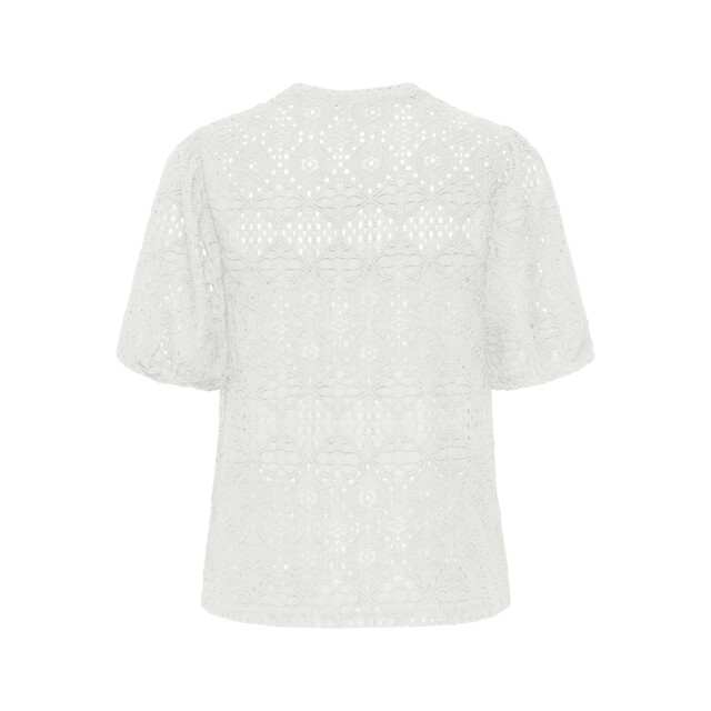 Only Onlluz ss puff sleeve top jrs off-white 4339.02.0090 large