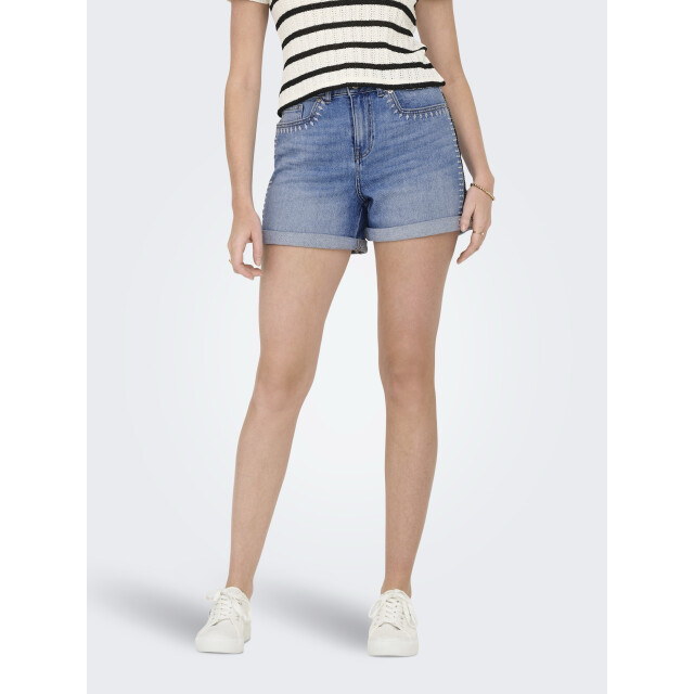 Only Onljosephine stret emb shorts azg dnm cs blue denim 4150.35.0010 large