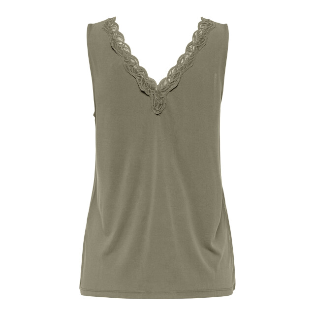 Only Onlfree life sl v-neck lace mix top jrs olijf 4349.22.0006 large
