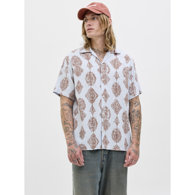 Jack & Jones Jorhydra noto shirt ss ln dessin 5319.39.0018 large