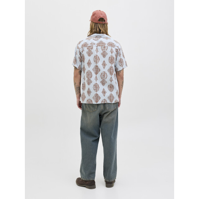 Jack & Jones Jorhydra noto shirt ss ln dessin 5319.39.0018 large