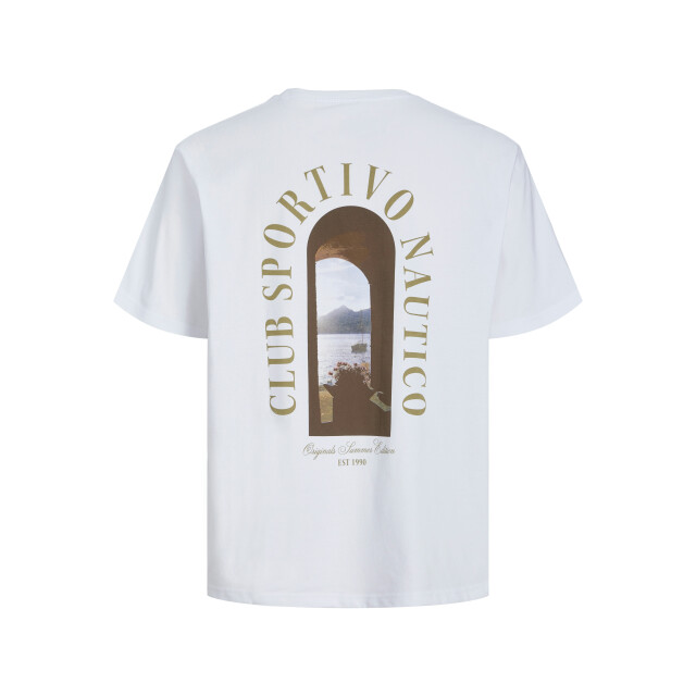 Jack & Jones Jorhydra photo tee ss crew neck off-white 5339.02.0011 large