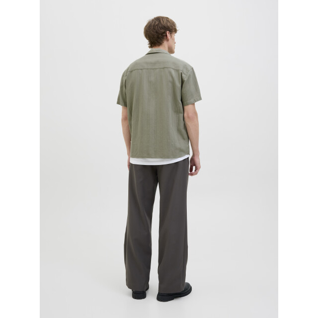 Jack & Jones Jprccmontana dobby resort ss shirt army 5319.26.0002 large