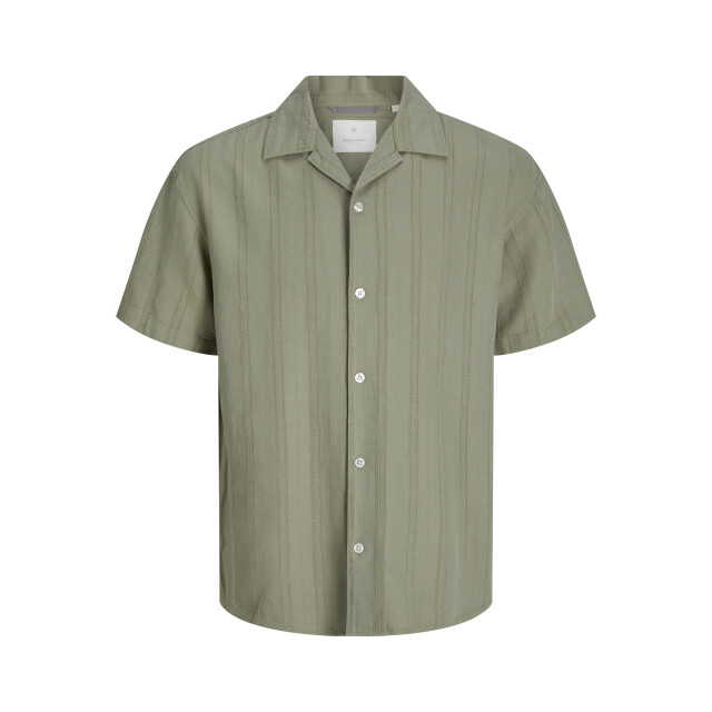 Jack & Jones Jprccmontana dobby resort ss shirt army 5319.26.0002 large