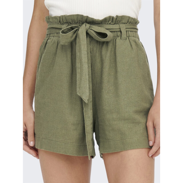 Jacqueline de Yong Jdysay mw linen shorts wvn army 4159.26.0026 large