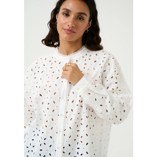 KAFFE Kasilina blouse-10509710- 10509710-chalk large