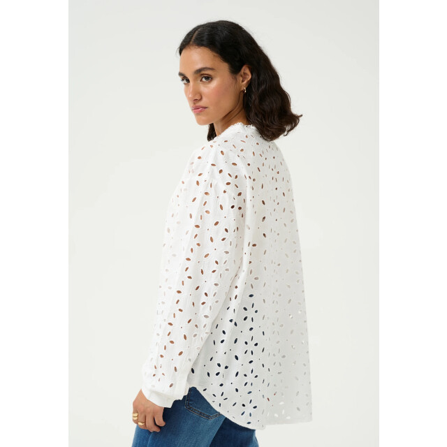 KAFFE Kasilina blouse-10509710- 10509710-chalk large