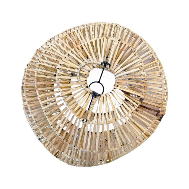Bazar Bizar Hanglamp naturel m good vibes BAYU025N-M-55x55 large