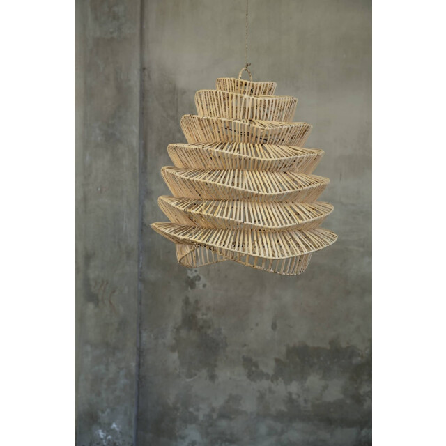 Bazar Bizar Hanglamp naturel m good vibes BAYU025N-M-55x55 large