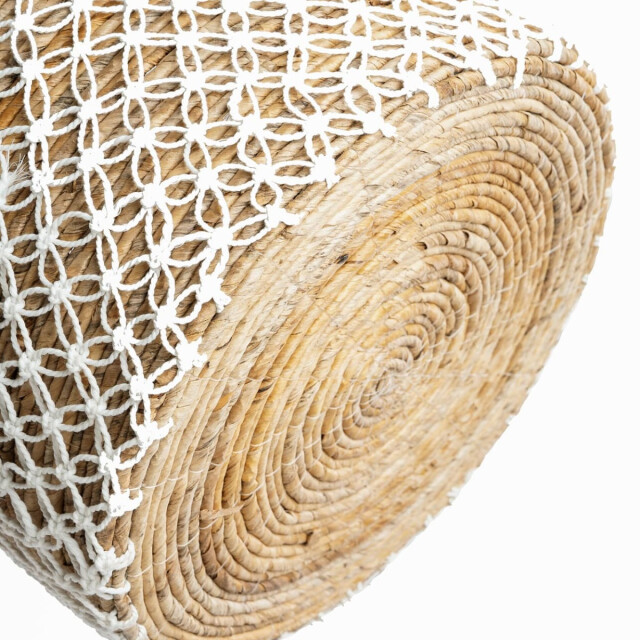 Bazar Bizar Wasmand naturel wit large JAAD003NW-L large