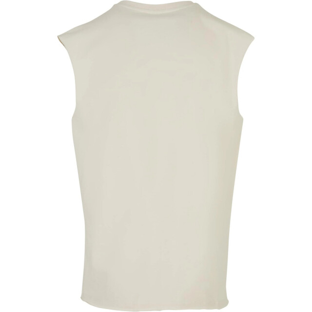 Urban Classics Heren mouwloze top met open rand UTTN395_whitesand large