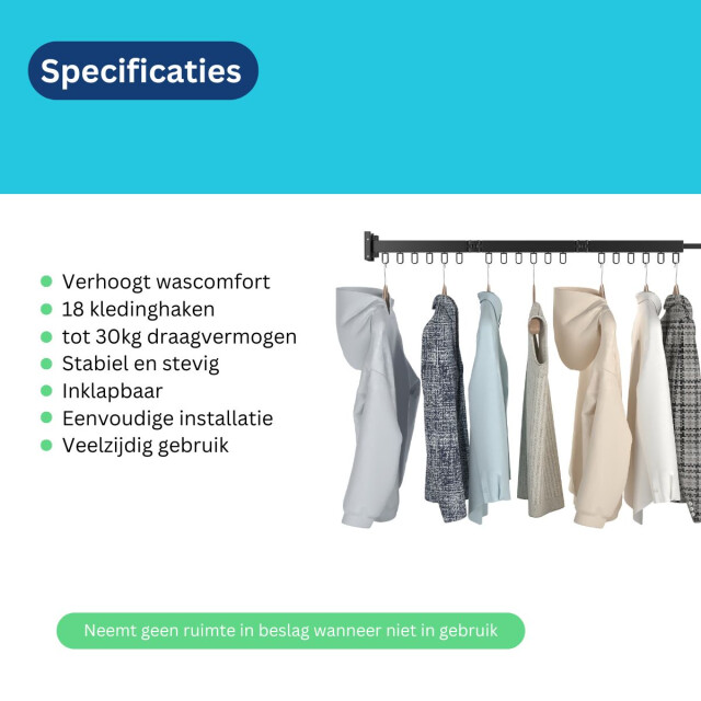 Wasophoogte ® wanddroogrek pivot 3r - 3188040 large