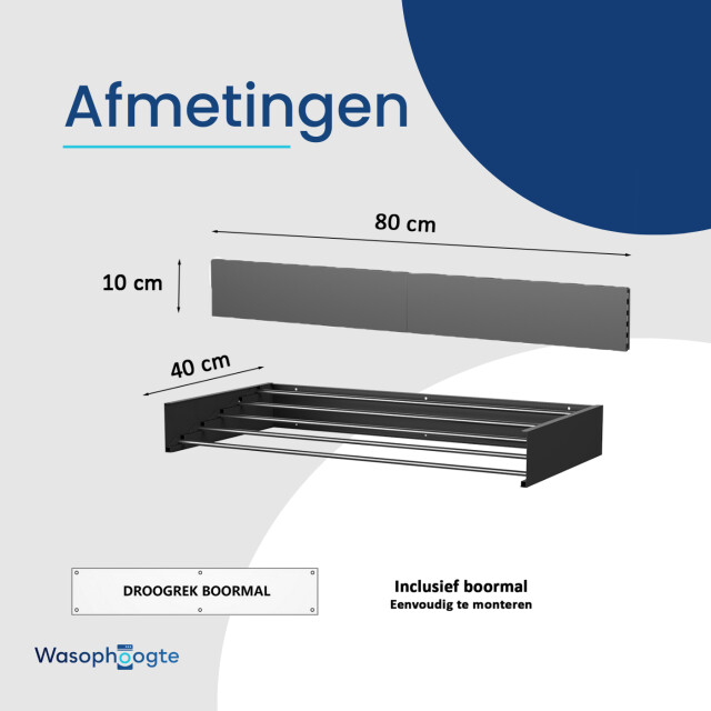 Wasophoogte ® wanddroogrek – walldry 80 cm – 3188038 large