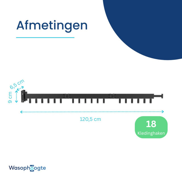 Wasophoogte ® wanddroogrek pivot 3r - 3188040 large