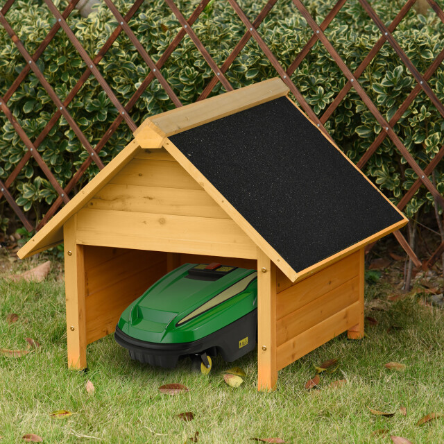 4goodz Houten garage voor robot grasmaaier robotmaaier garage 845-361 3078874 large