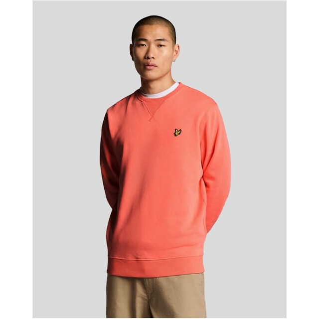 Lyle and Scott Sweater crew neck koraal 5209.42.0001 large