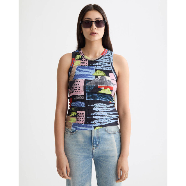 Scotch & Soda Top zonder mouw u9a00795t Scotch & Soda Top zonder mouw U9A00795T large