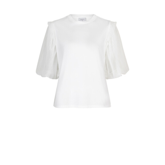 Dante 6 D6 annissa puffy tulle tee D6 Annissa Puffy Tulle Tee/1056 Milk White large