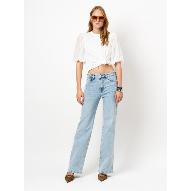Dante 6 D6 annissa puffy tulle tee D6 Annissa Puffy Tulle Tee/1056 Milk White large