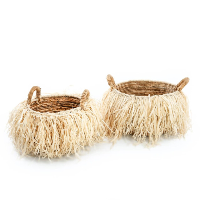Bazar Bizar Raffia mand large JAAD004N-L large