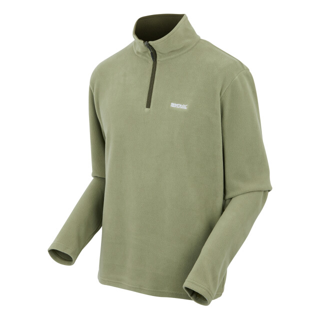 Regatta Geweldig voor buiten heren thompson half zip fleece sweater UTRG1390_oilgreen large