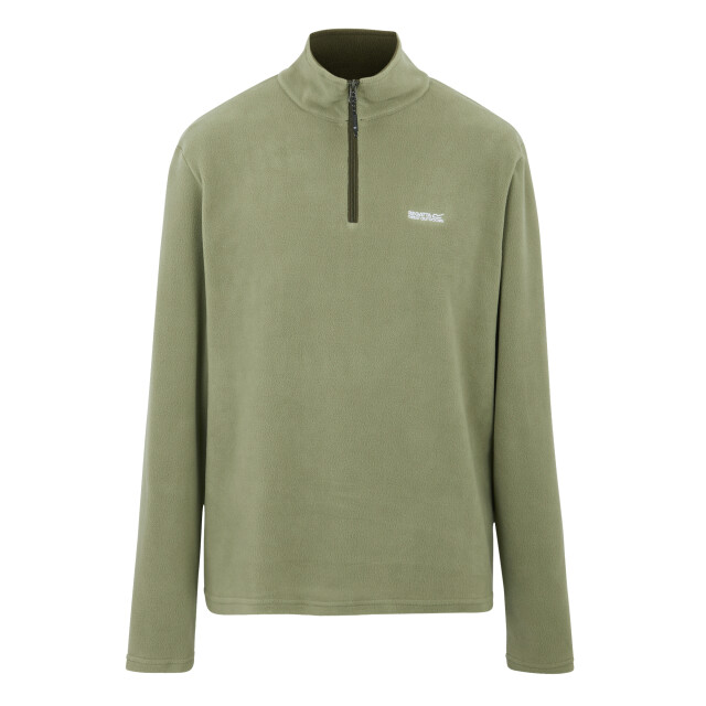 Regatta Geweldig voor buiten heren thompson half zip fleece sweater UTRG1390_oilgreen large