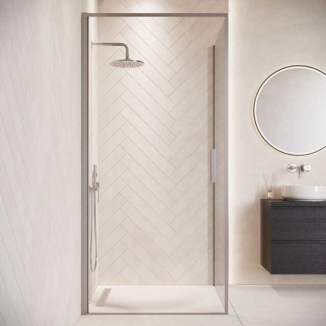 Badplaats Douchecabine alava 90 x 90 x 190 cm chroom douchewand met 3180991 large
