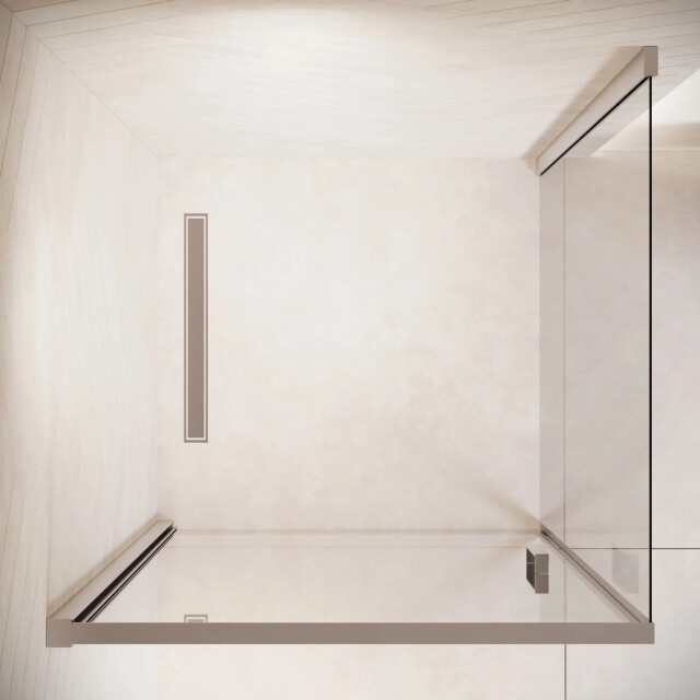 Badplaats Douchecabine alava 90 x 90 x 190 cm chroom douchewand met 3180991 large