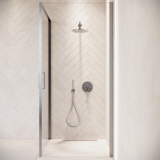 Badplaats Douchecabine alava 90 x 90 x 190 cm chroom douchewand met 3180991 large