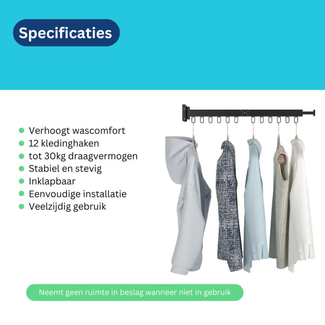 Wasophoogte ® wanddroogrek pivot 2r - 3200961 large
