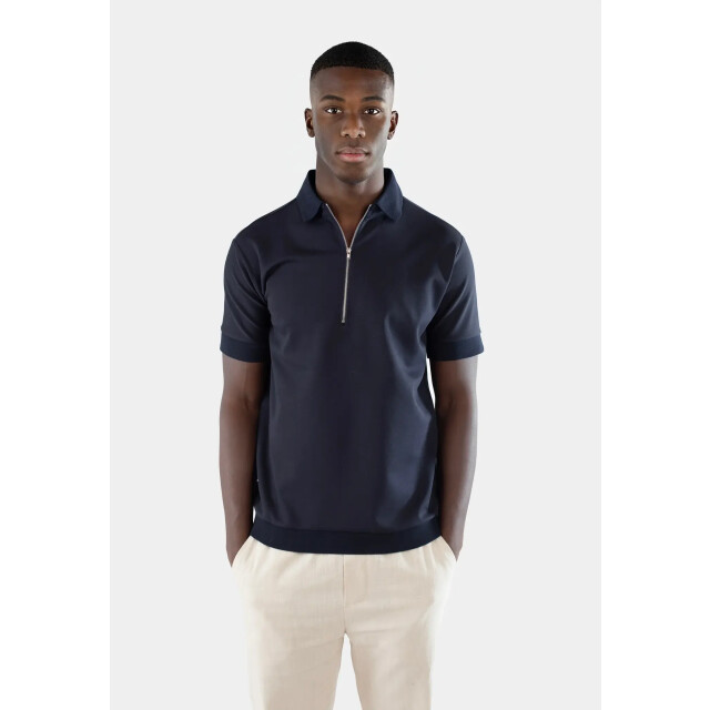 Ciszere 20079-008 clay jersey half zip navy 20079-008 large
