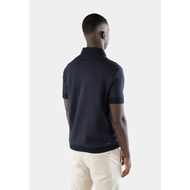 Ciszere 20079-008 clay jersey half zip navy 20079-008 large