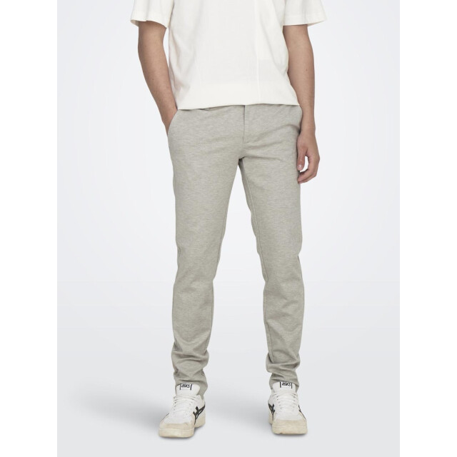 Only & Sons Onsmark slim tap 0209 melange pant beige 5109.05.0008 large