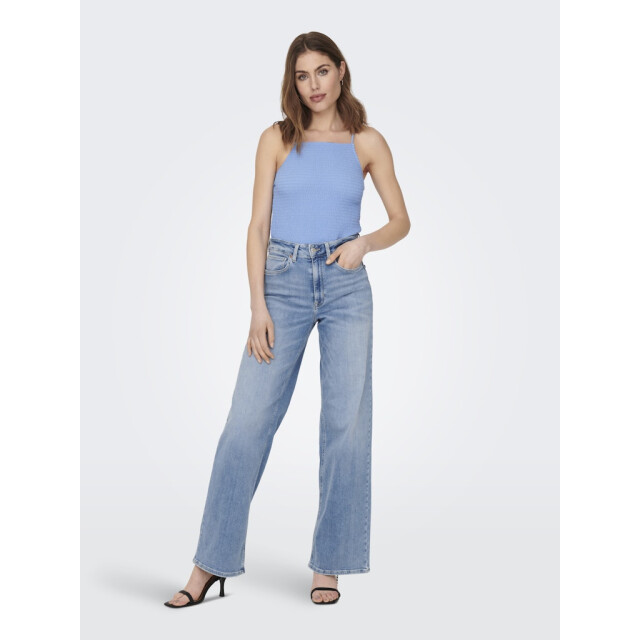 Only Onlmadison blush hw wide dnm cro371 blue denim 4106.35.0032 large