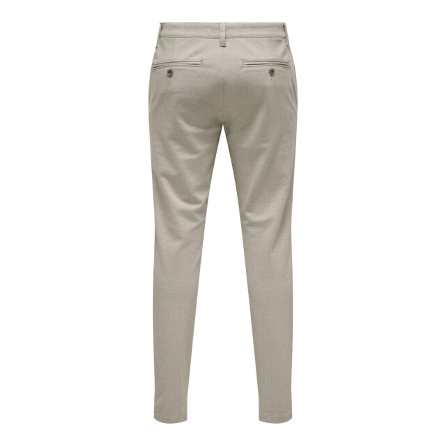 Only & Sons Onsmark slim tap 0209 melange pant taupe 5109.77.0010 large