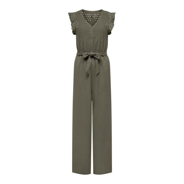 Only Onlelisa sl v-neck jumpsuit jrs army 4199.26.0001 large