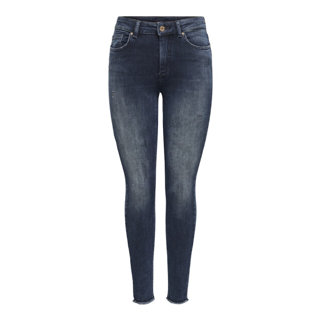 Only Onlblush life mid sk ank raw rea409 blue denim 4101.35.0147 large