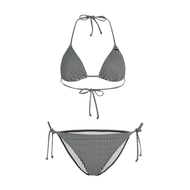 O'Neill Dames bikini set capri bondey zwart/wit gestreept 1800352-39088 large