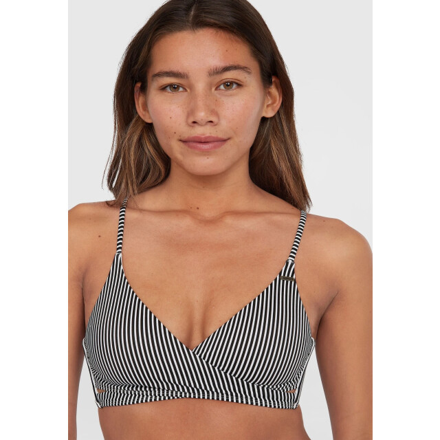O'Neill Dames bikini set baay maoi zwart/wit gestreept 1800348-39088 large