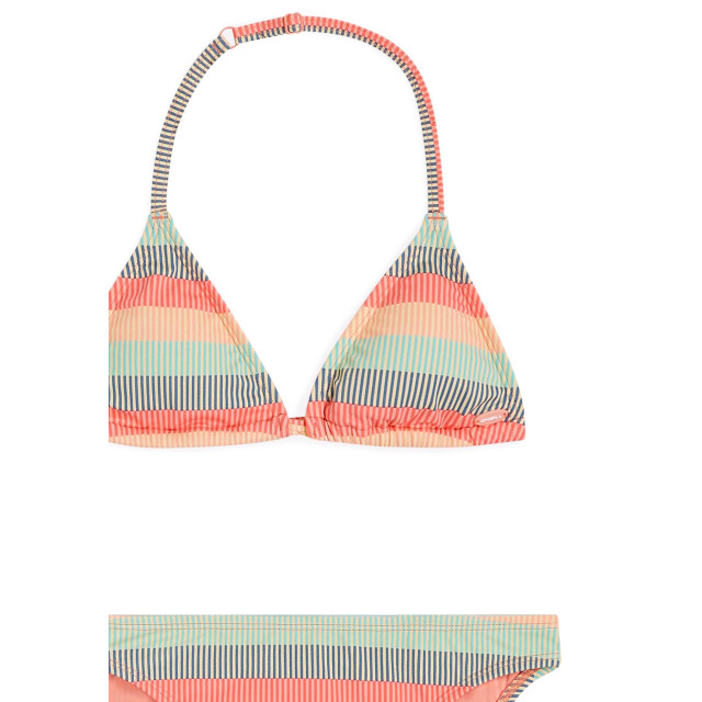 O'Neill Meisjes triangel bikini set regenboog gestreept 3800091-36083 large