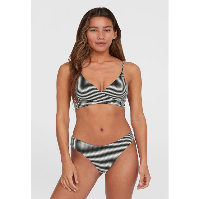 O'Neill Dames bikini set baay maoi zwart/wit gestreept 1800348-39088 large