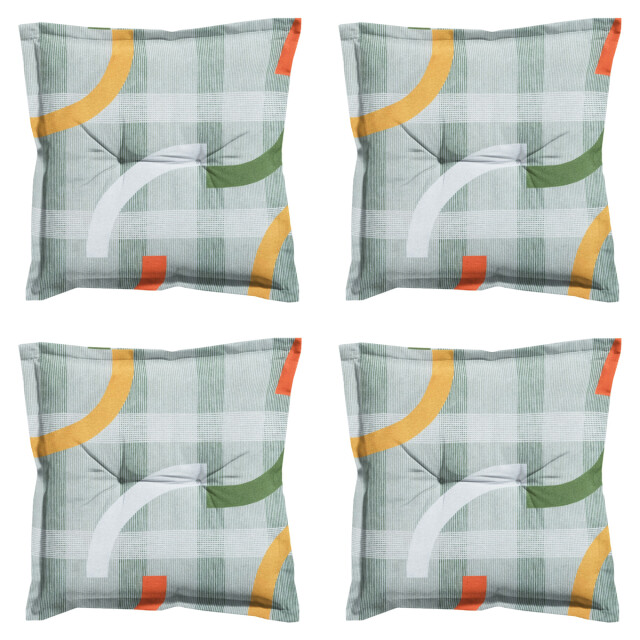 Madison zitkussen tess orange ca. 50x50 cm set van 4 3083306 large