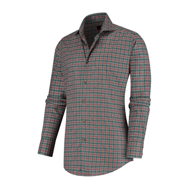Circle of Gentlemen Opal geruit overhemd 100% co 253-20008-892- large