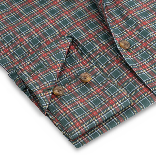 Circle of Gentlemen Opal geruit overhemd 100% co 253-20008-892- large