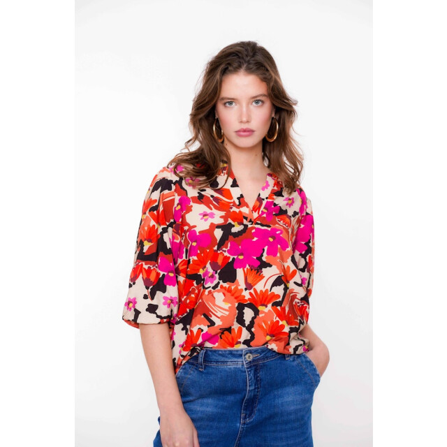 Geisha blouse 53221-20 430 cassis orange 06615.770.0052 large